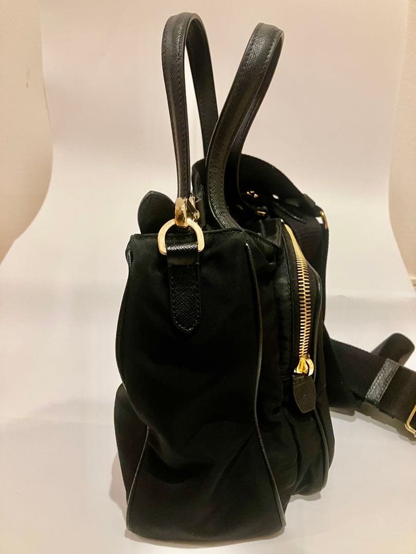 PRADA プラダ ハンドバッグ TESSUTO ※補修アリ、一部欠損