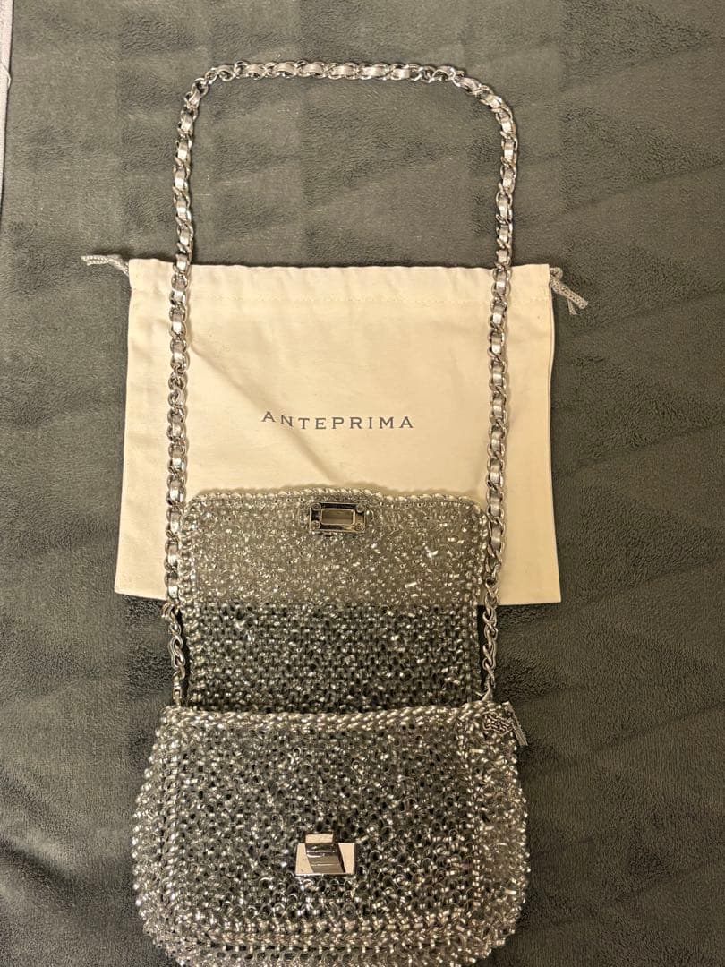 appleさま専用 ANTEPRIMA ルッケット シルバー ショルダーバッグ