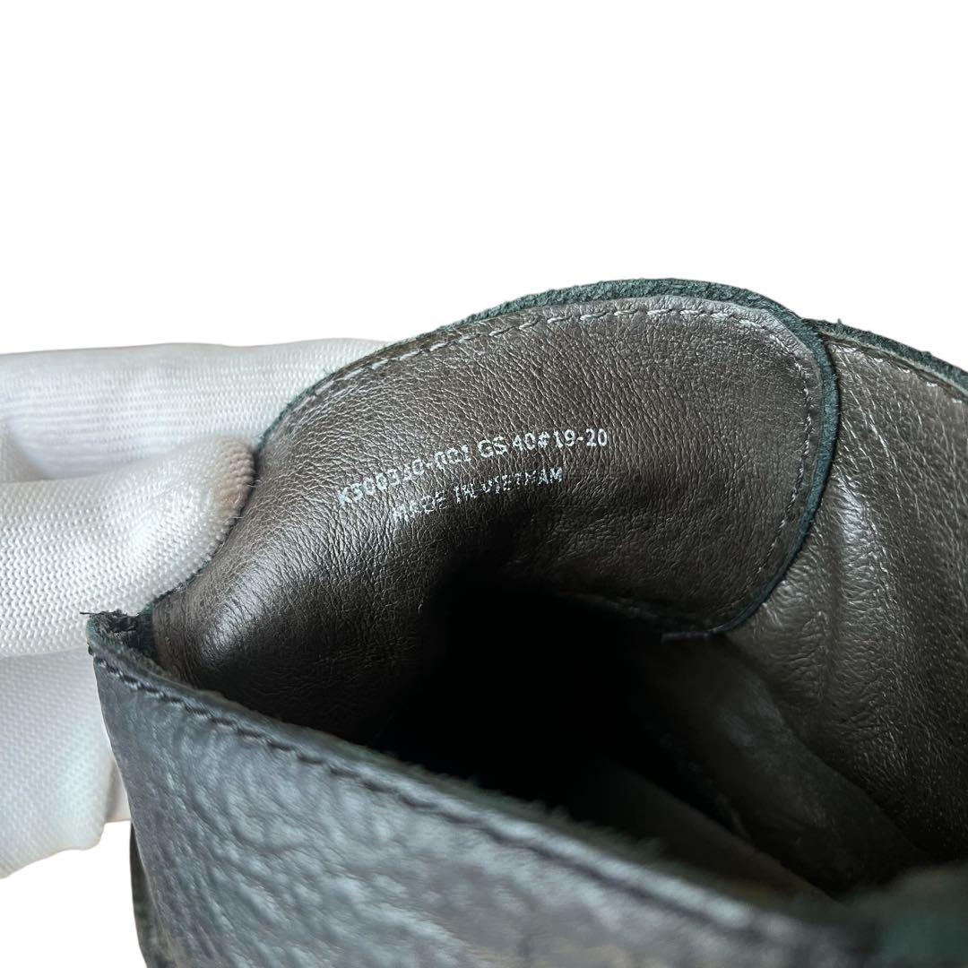 【美品】CAMPER 40 グランド ミシュラン レザー 厚底 オールブラック