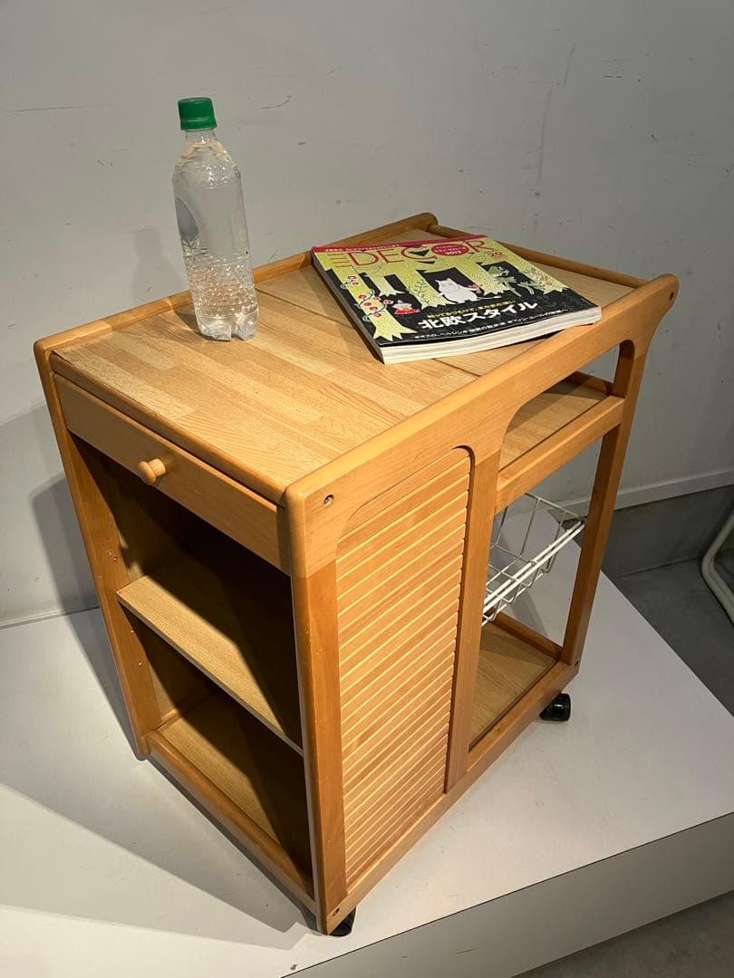 オールドコイズミ、キッチンワゴン、天童木工、秋田木工、昭和レトロ、和モダン