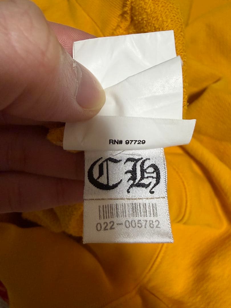 CHROME HEARTS イエロースウェット