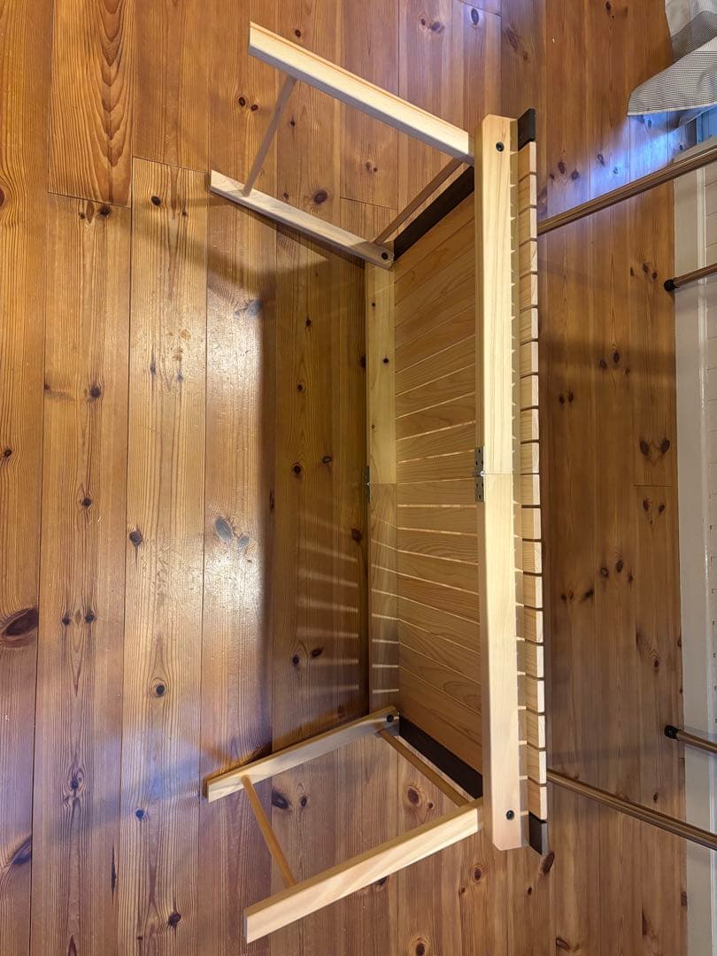 国産ヒノキ使用 折り畳みテーブル ホールアース スノーピーク 新品未使用