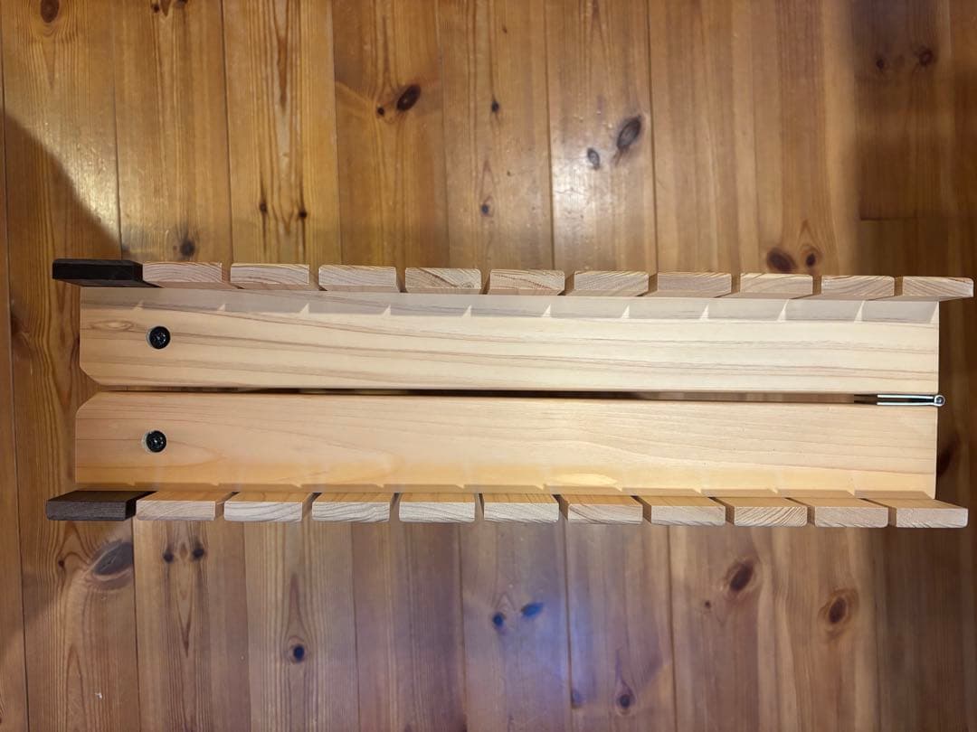 国産ヒノキ使用 折り畳みテーブル ホールアース スノーピーク 新品未使用