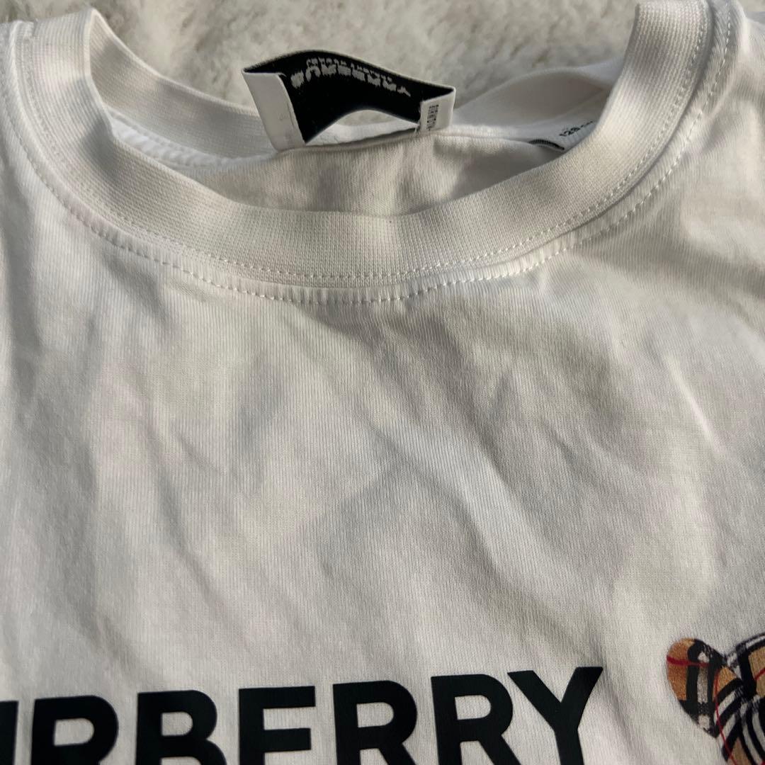 BURBERRY クマ柄ロゴ Tシャツ 128cm