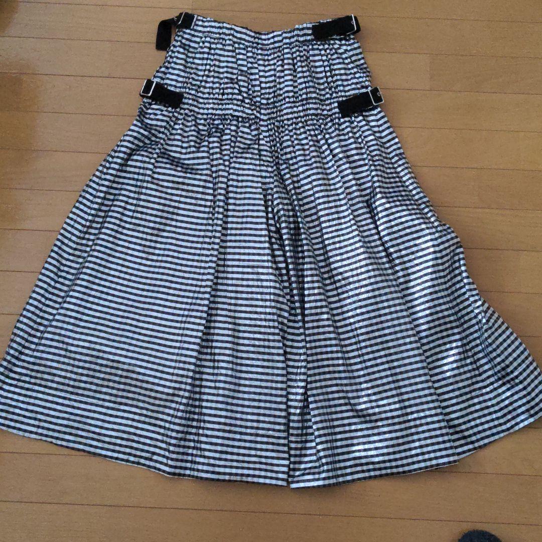 noir kei ninomiya　ノワールケイニノミヤ　チェック ワイドパンツ