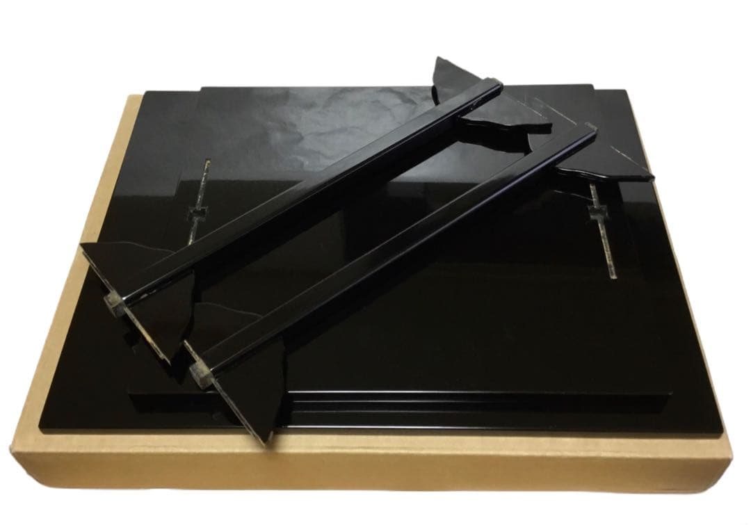 【あっちゃん】四方棚 真塗 而妙斉 紙箱入