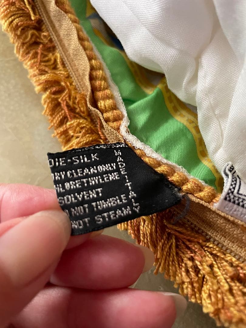 レア貴重‼︎ 価値ある ヴェルサーチ 超特大フリンジ付　 古代ローマ調