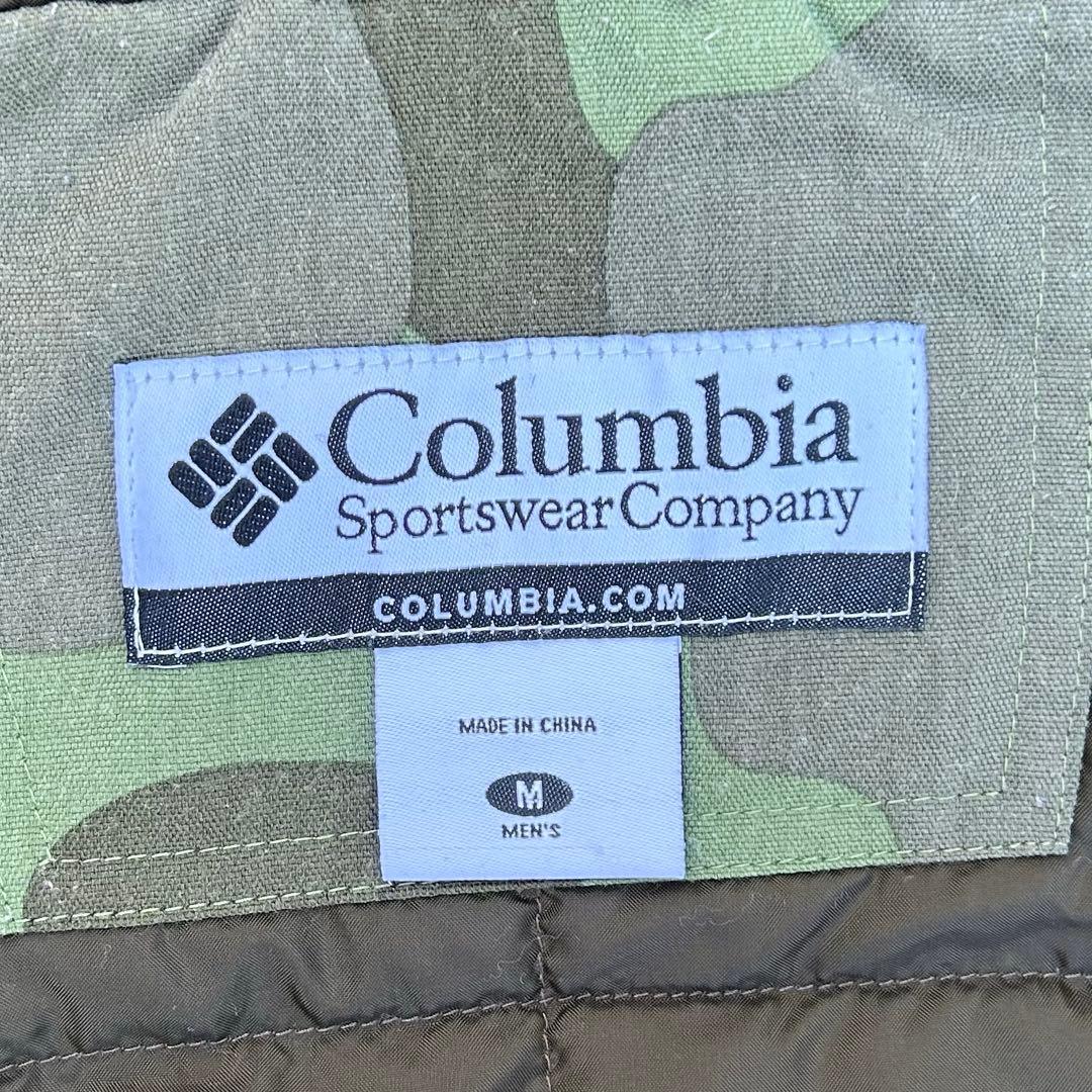【00s Columbia】camo zip parker jacket