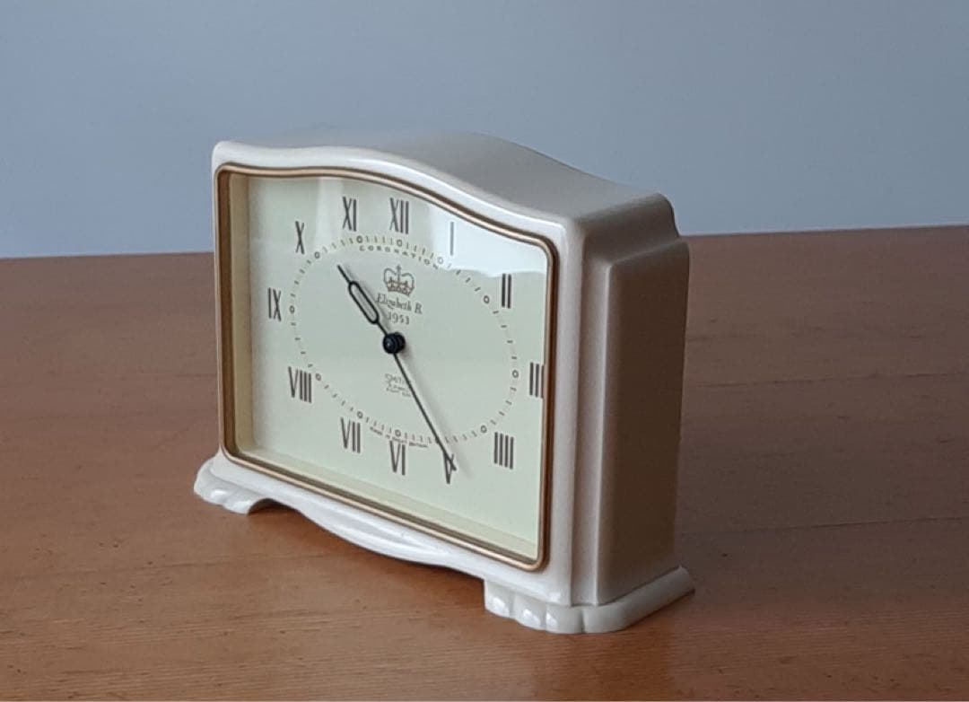 英国SMITHS（スミス社） エリザベス女王（1953年） 戴冠式記念 置時計