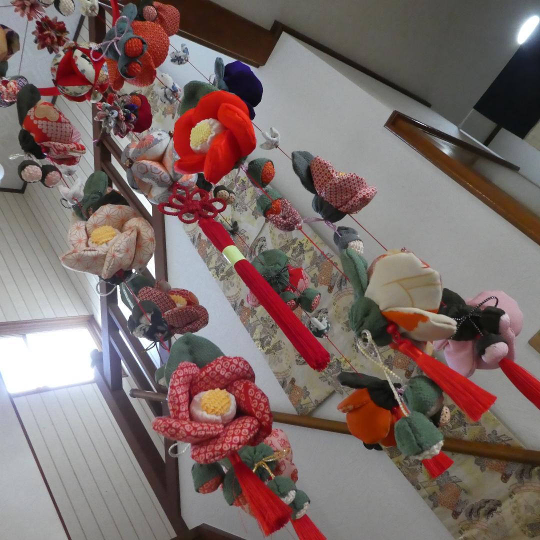 古布　正絹　吊るし雛　錦紗縮緬　アンティーク　疋田模様　さげもん　鬼しぼ