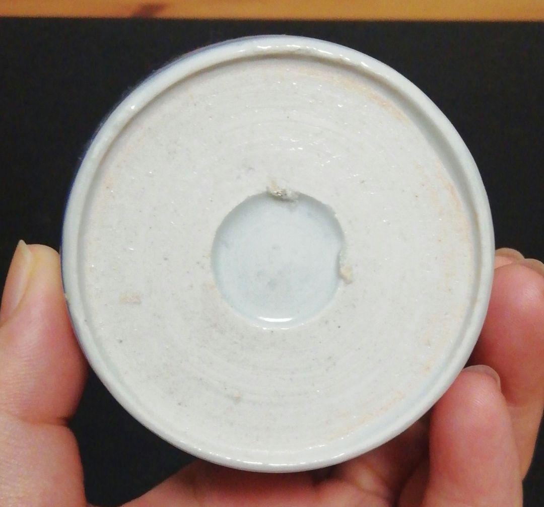 古伊万里　染付　蕎麦猪口　紅葉図　四客　食器