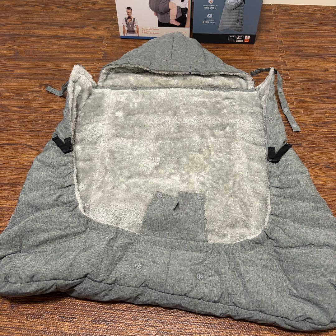 エルゴ オムニブリーズ メッシュ ウィンターカバー セット グレー