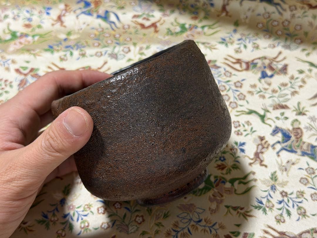 杉本貞光 最上位作 禿黒茶碗 寺垣内窯