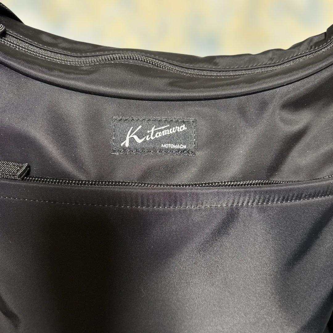 キタムラ　ナイロン　ショルダーバッグ　黒