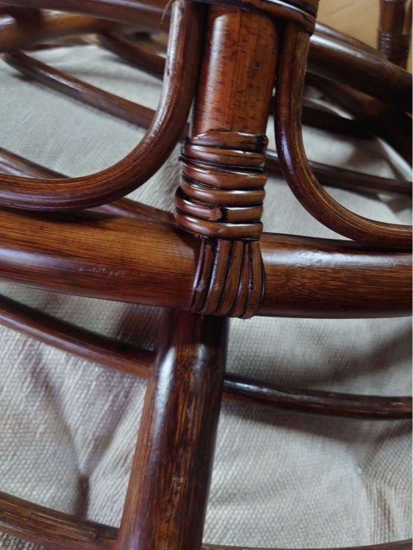 ニトリ　パパサンチェア　ソファ　ベージュ×ダークブラウン