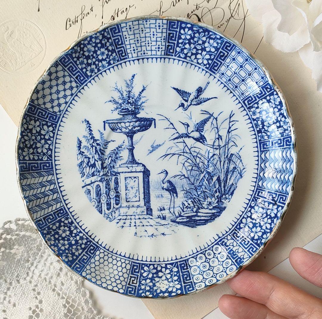 美品　Luneville　DENTELLE　c&s　フランスアンティーク