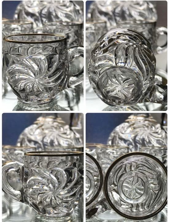 美しい☆オールドバカラBACCARATローザスミュルティプル＊リキュールセット＊