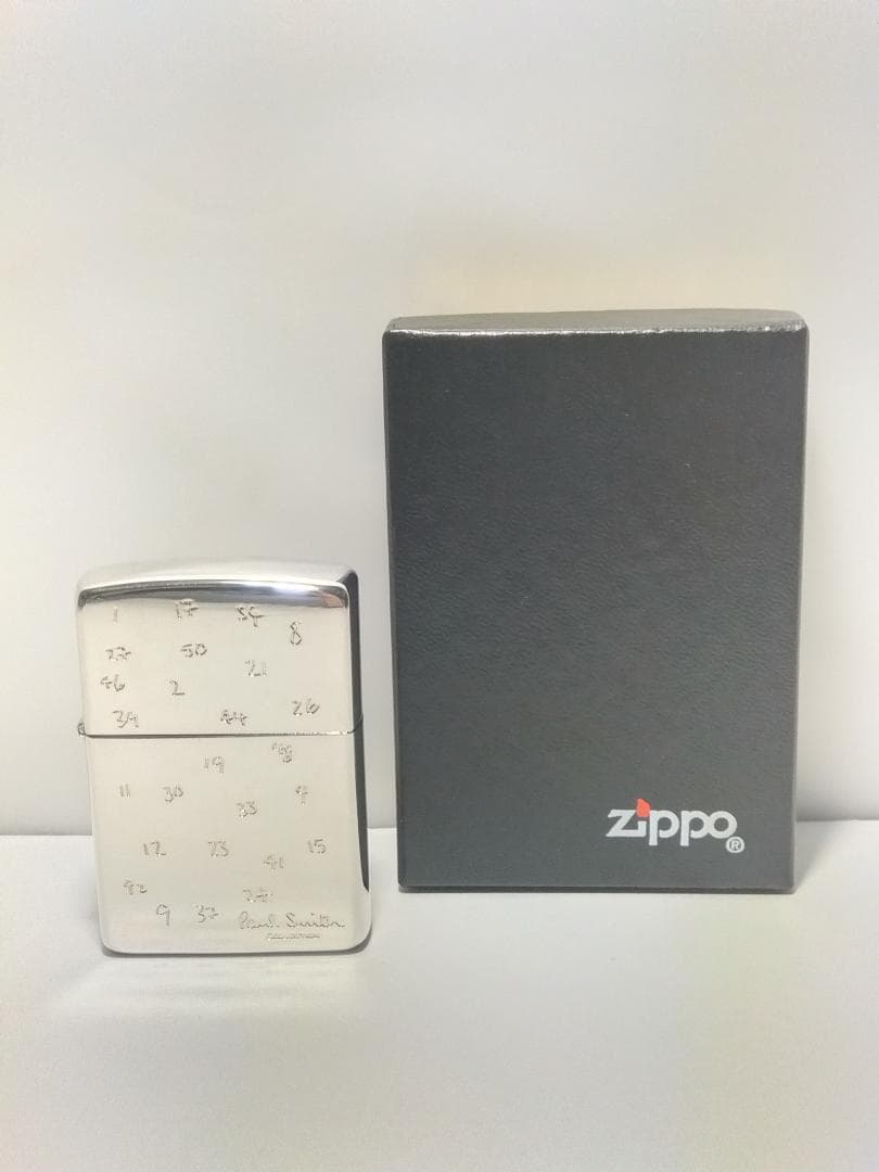 ZIPPO　ジッポー　「ポール・スミス」ブランド　　　　未使用　両面加工　高級品