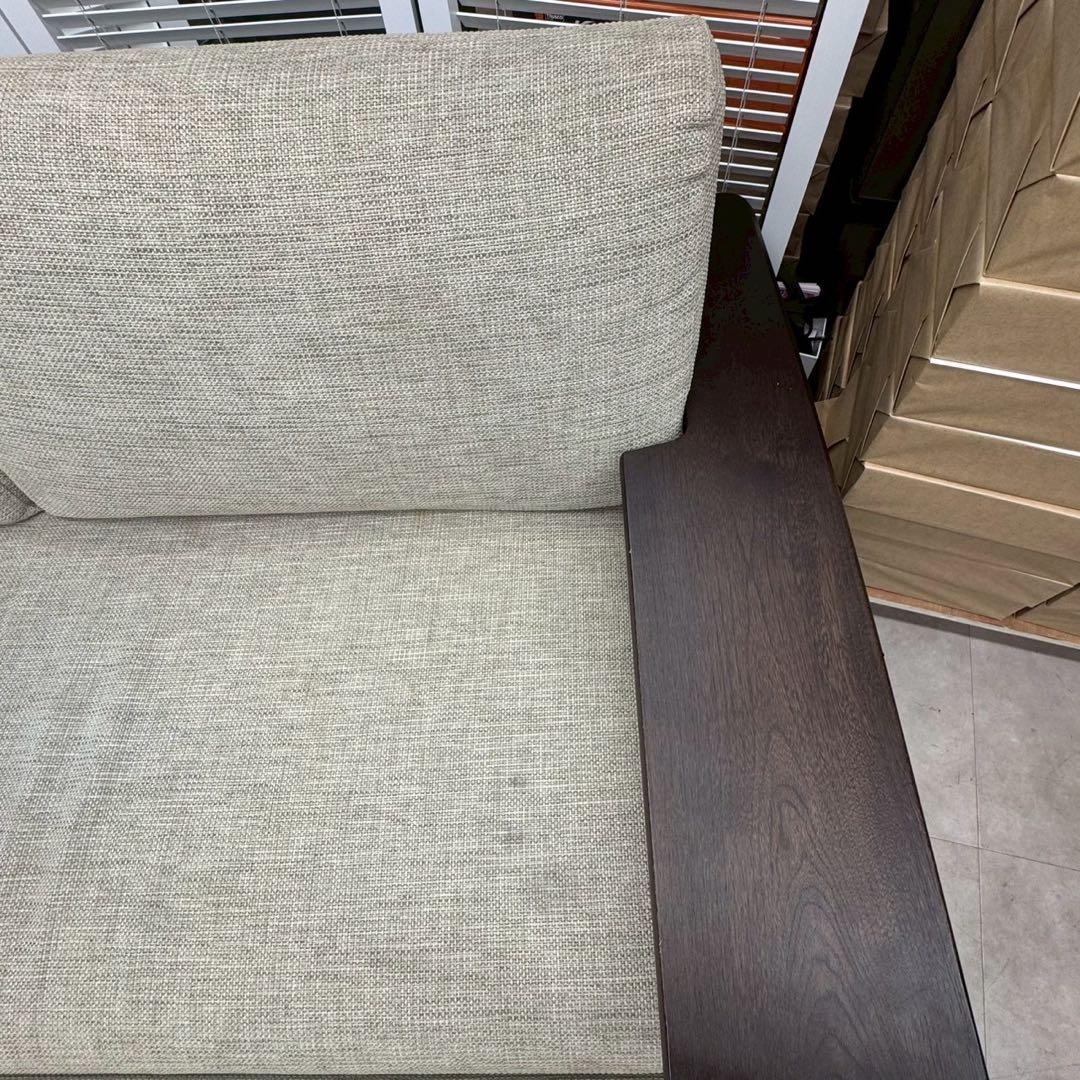 カリモク ディレトーレ 3人掛けソファ オットマン付