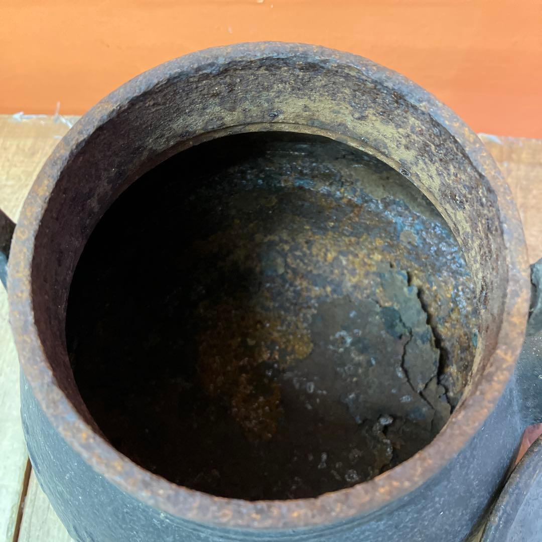 D-4 南部鉄器 鉄瓶 鉄器 茶道具 茶道 煎茶道具 骨董 骨董品 アンティーク