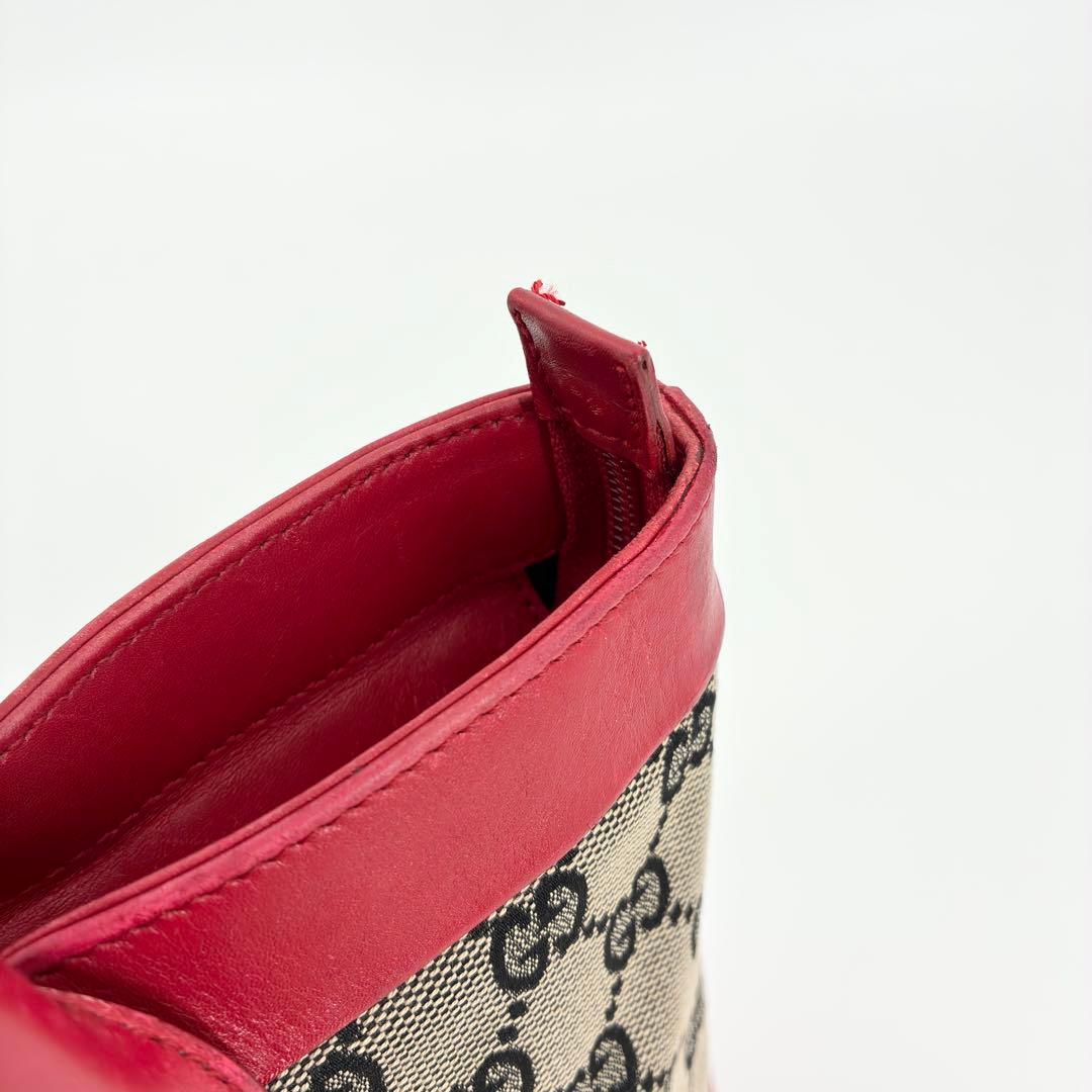 美品　GUCCI　グッチ　GGキャンバス　トートバッグ　ワンショルダー