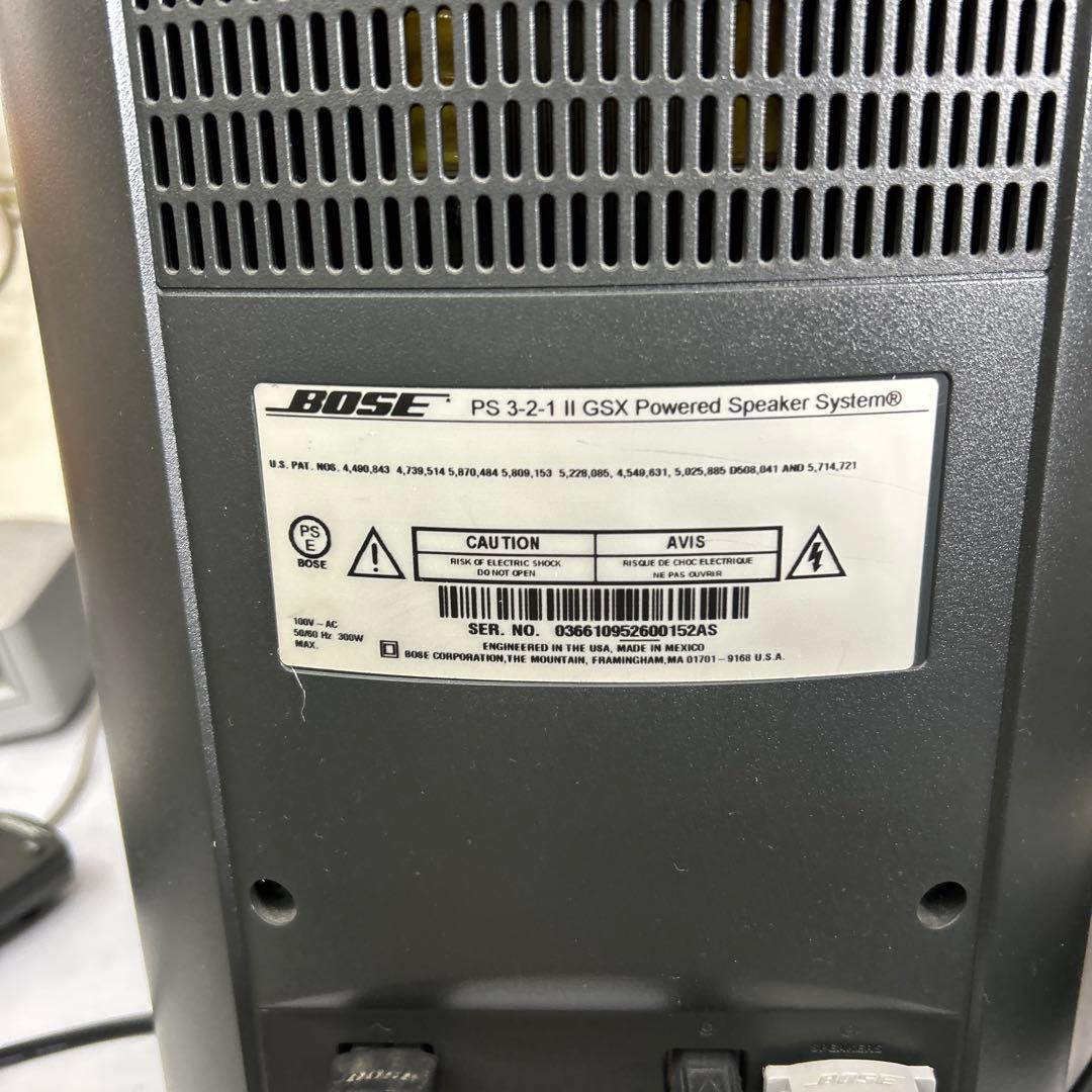 BOSE 3 2 1 II GSX ホームシアターシステム