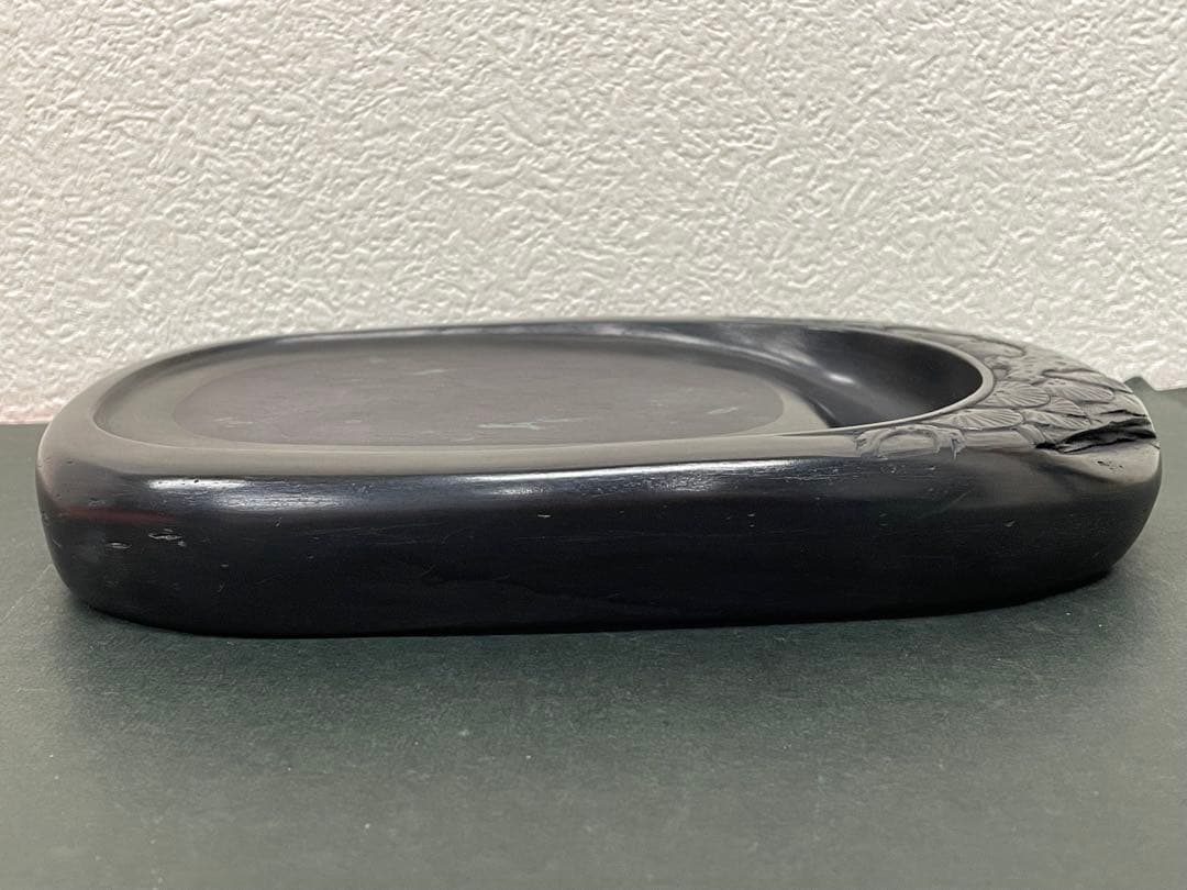 二代目 相馬羊堂作【最高級 紅渓石硯　21.5cm/1922g】共箱　相馬展夫