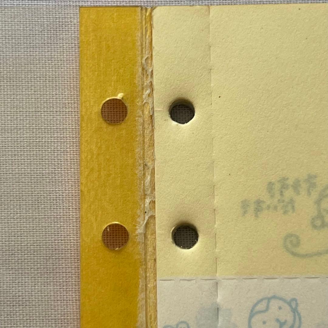 【在庫限り】6穴　モンキー　スケジュール帳　メモ帳　平成レトロ