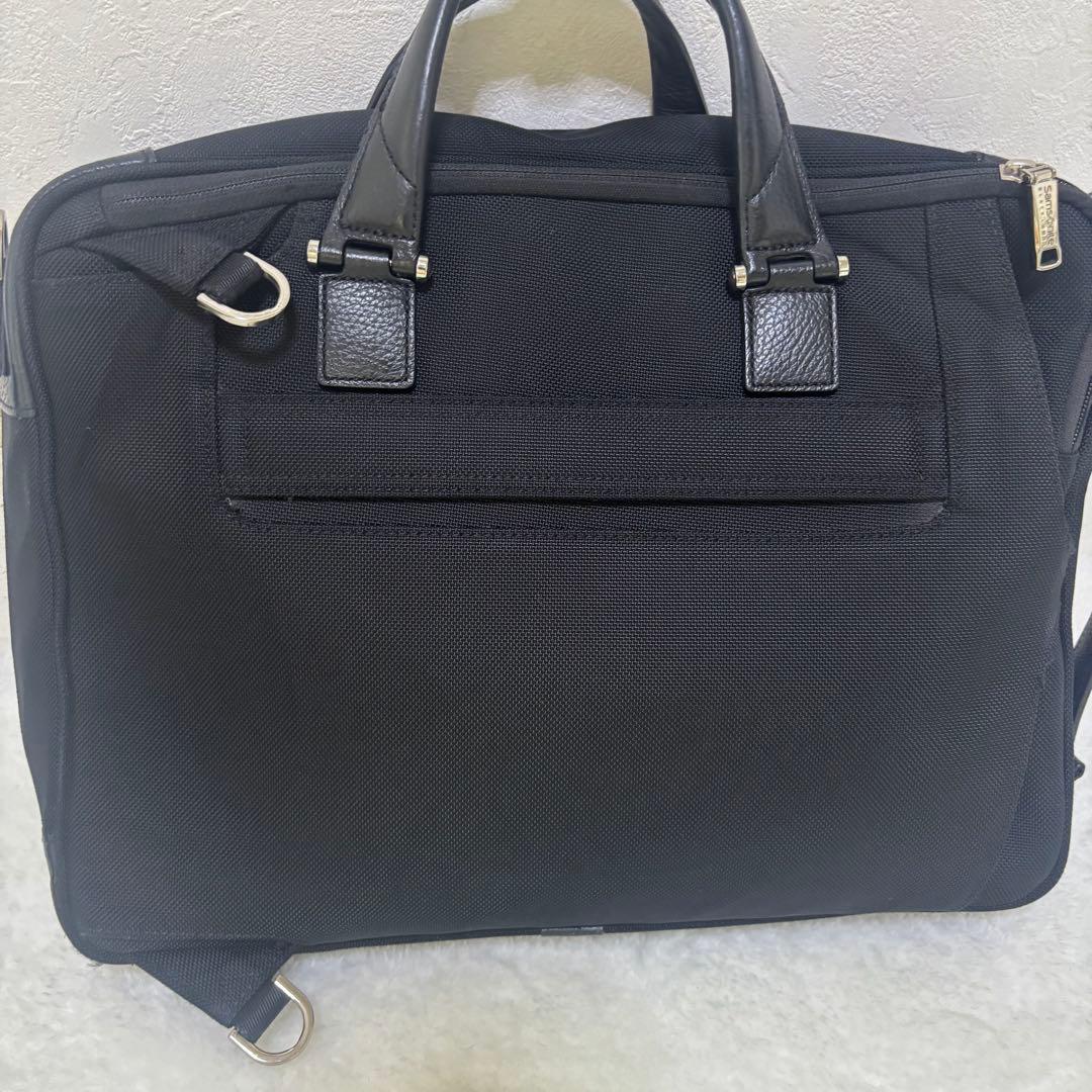 【希少】サムソナイト ビジネスバッグ リュック 2wayブラックレーベル　レザー