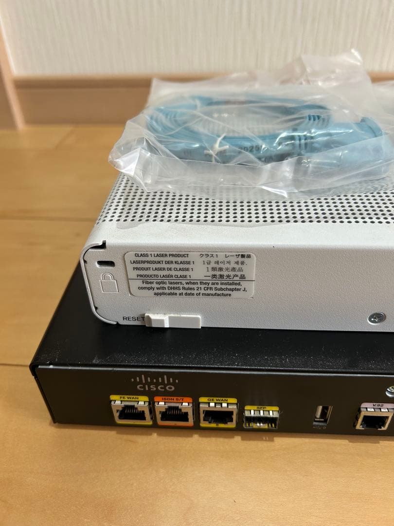 【CCNA、CCNP】静音セット 2台セットCisco 891FJ、2960