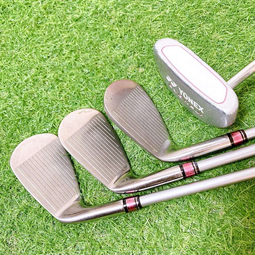 N14 ヨネックス　ゴルフクラブ　ジュニアセット　130cm〜 高学年　女の子用