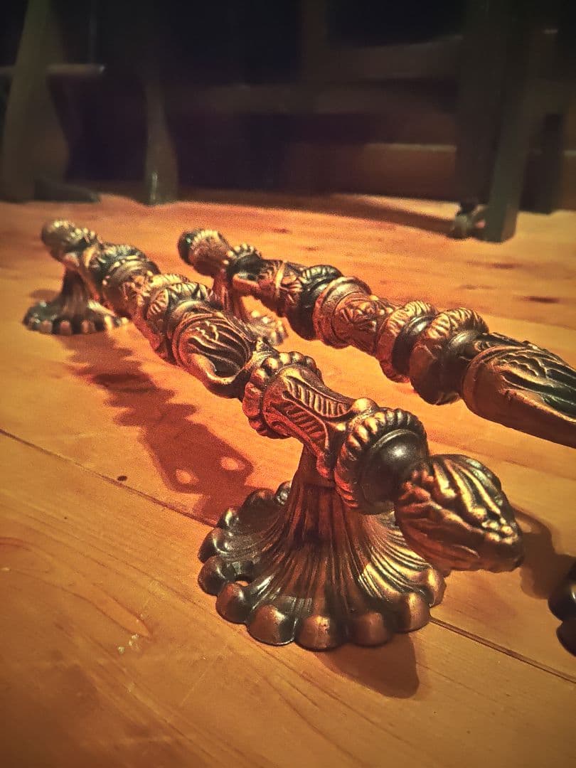 希少　未使用　ドアハンドル　手すり　取っ手　ドアノブ　アンティーク　ヴィンテージ