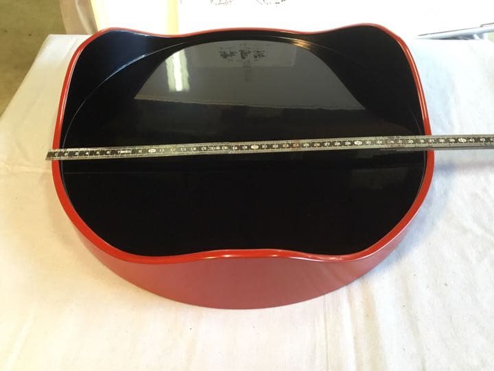 1人御前　山道形　朱塗　輪島塗