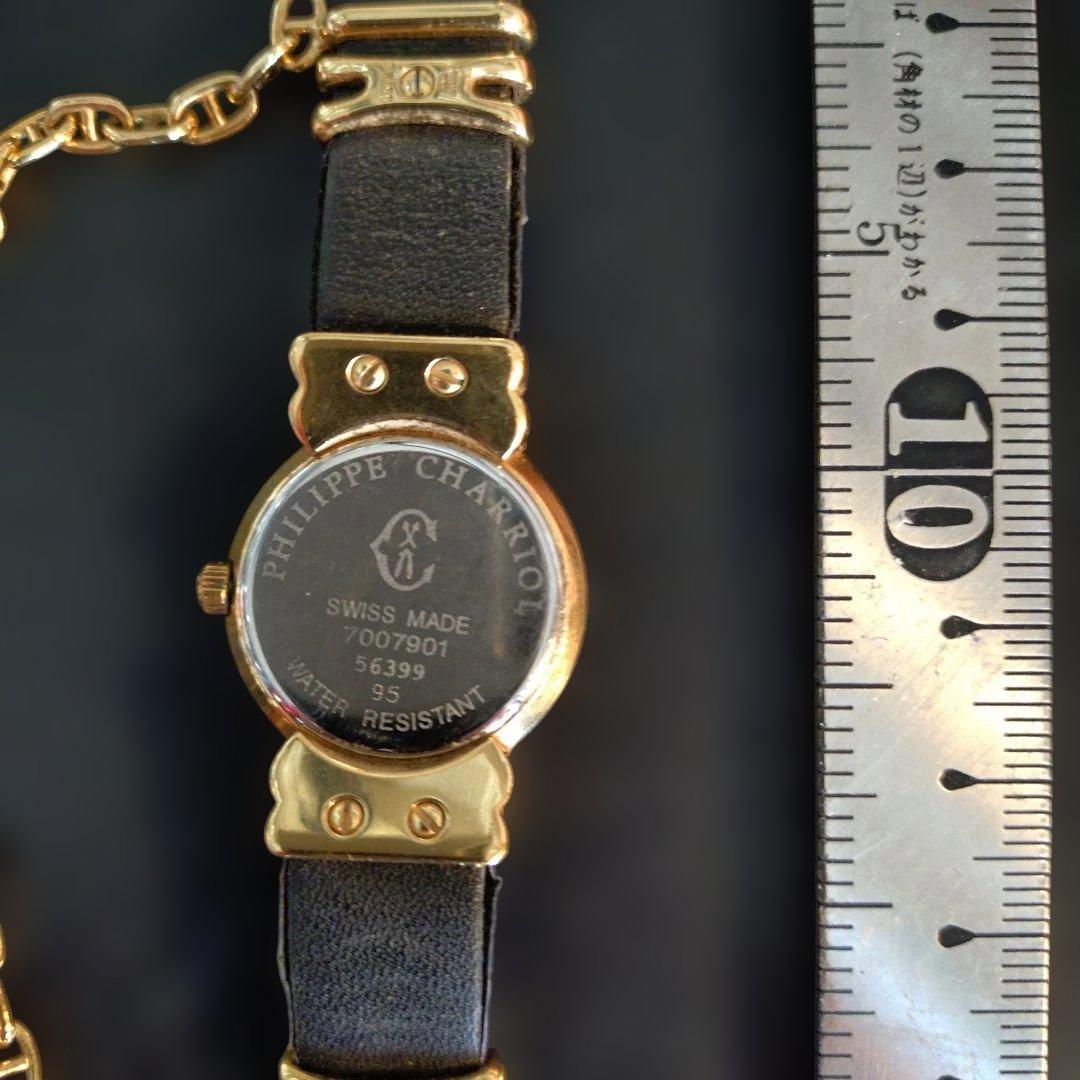 Philippe CHARRIOT swiss made ２針 ゴールド&ブルー