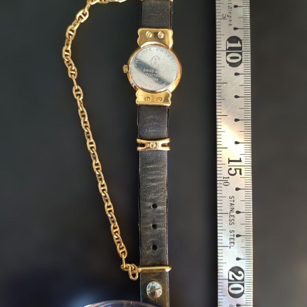 Philippe CHARRIOT swiss made ２針 ゴールド&ブルー