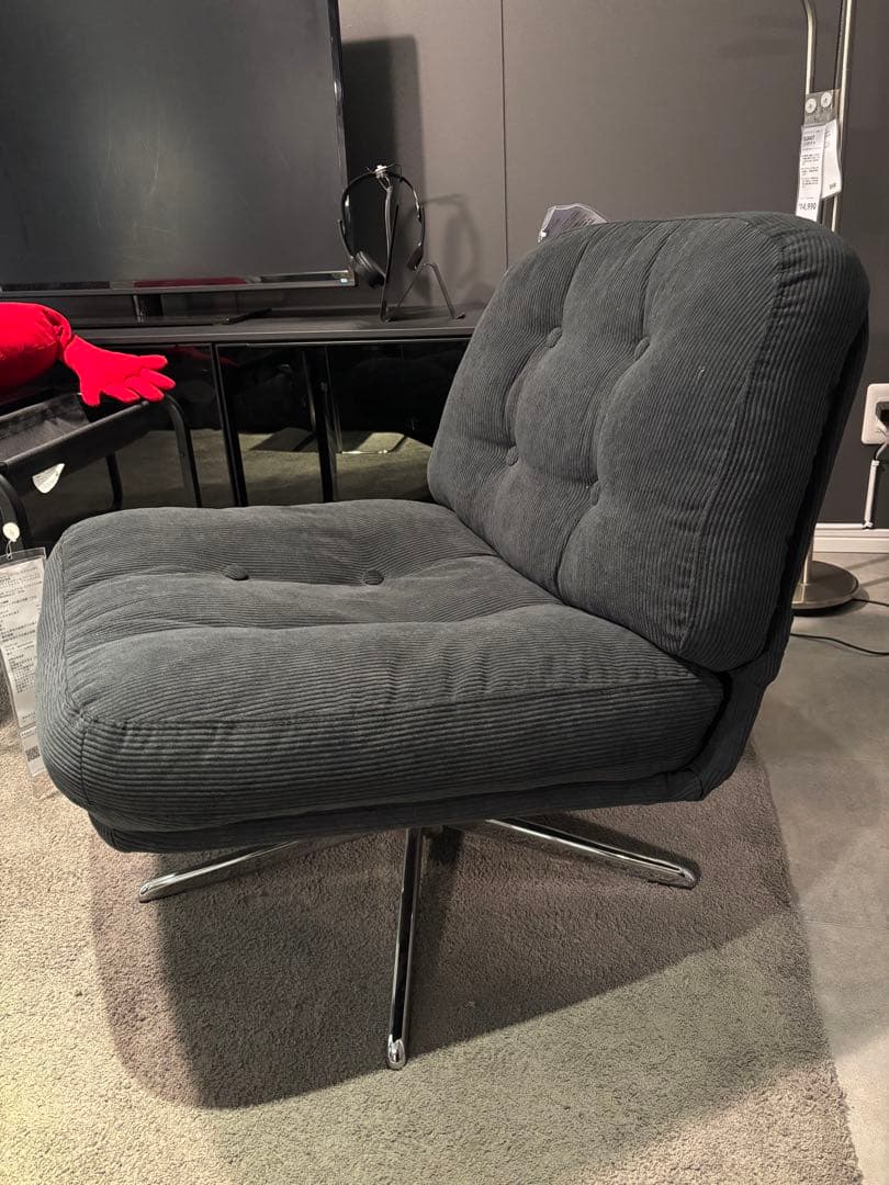 【ご予約分】新品＊未開封 IKEA ディヴリンゲ 回転パーソナルチェア ソファ