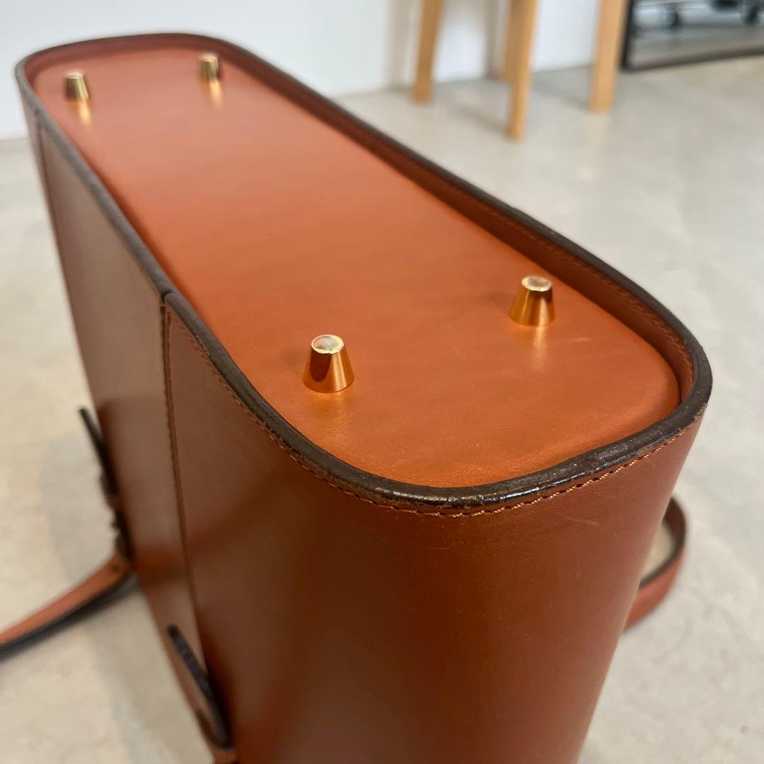 天皇御用達 ソメス サドル SOMES ビジネスバッグ本革ブラウンA4 自立