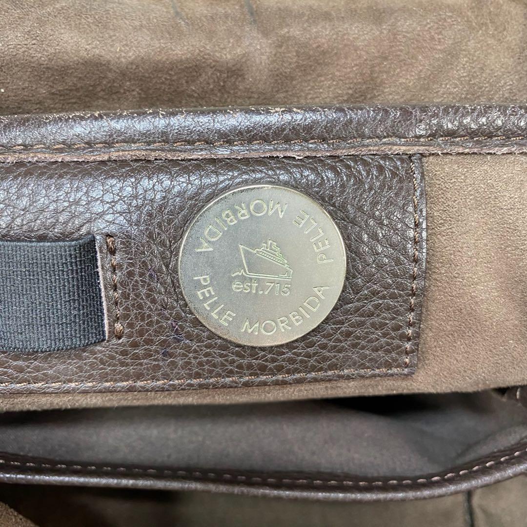 ペッレモルビダ メイデン ボヤージュ ブリーフケース ボストンバッグ　ブラウン