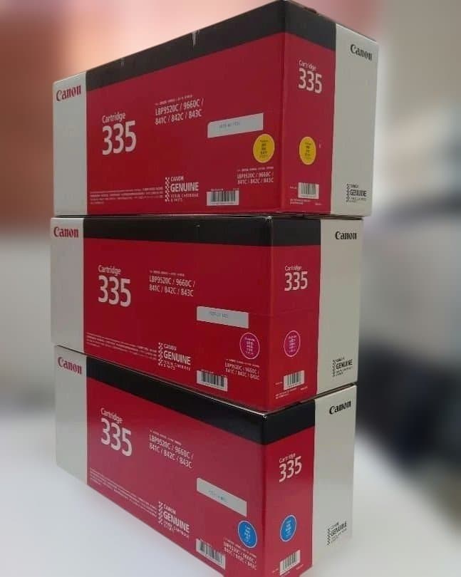 【純正　未使用　未開封】CANONトナー335 シアン、マゼンタ、イエロー