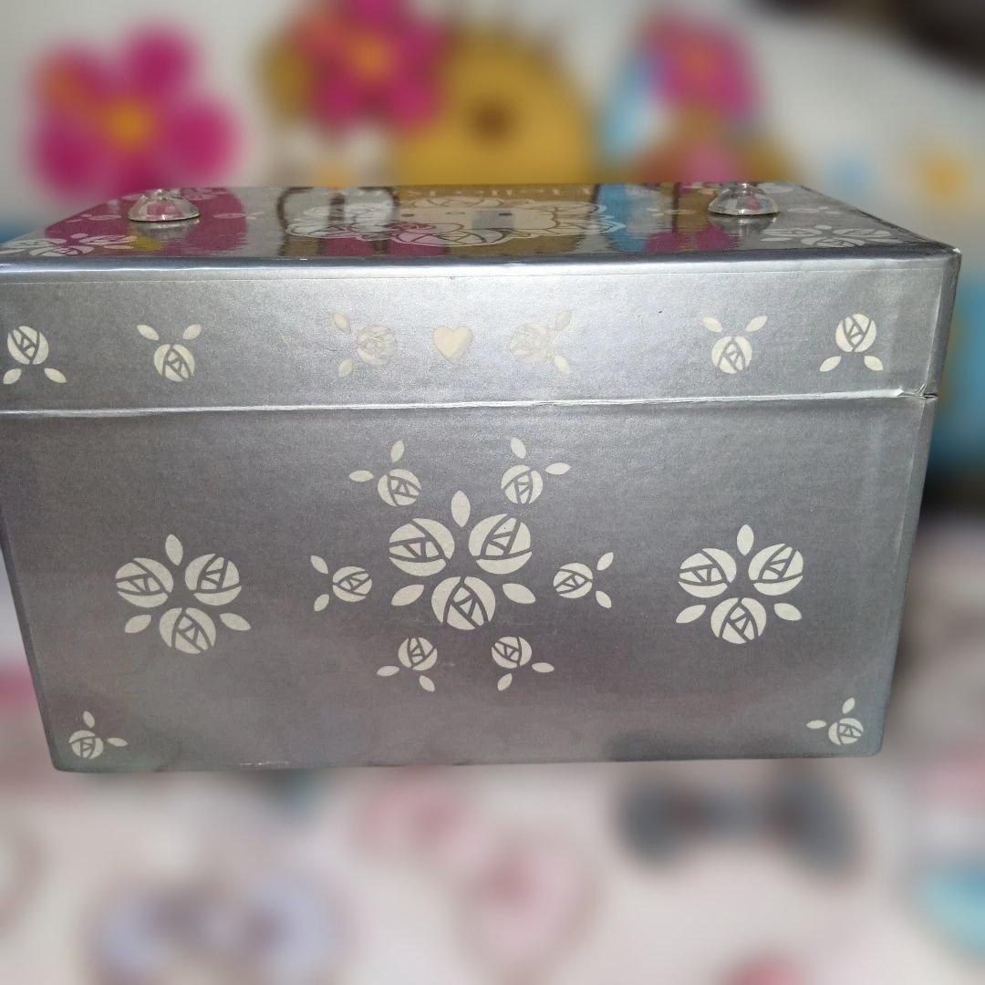 ハローキティ1999年25周年限定ダイヤモンドシリーズ小物入れ仕切り付未使用