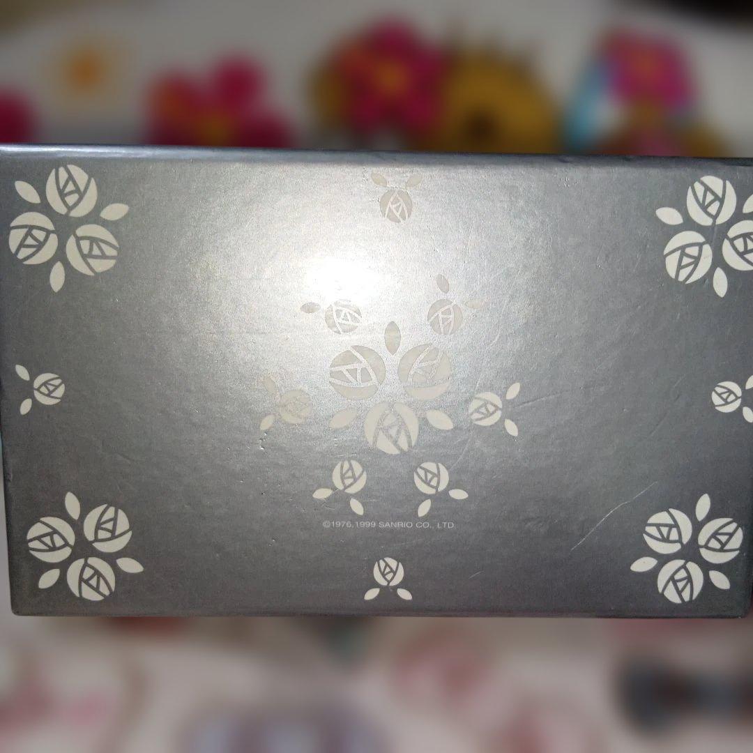 ハローキティ1999年25周年限定ダイヤモンドシリーズ小物入れ仕切り付未使用
