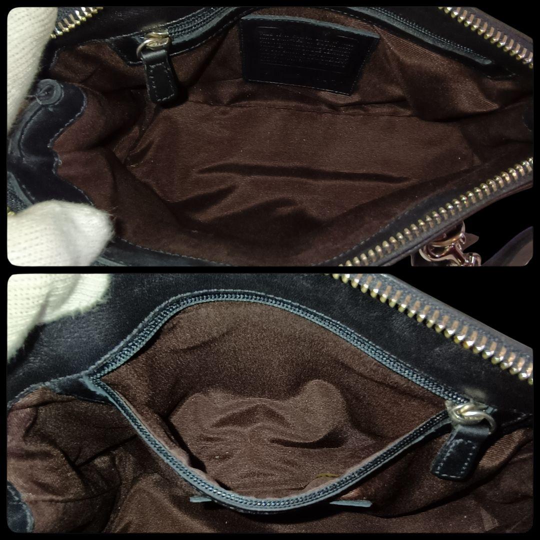 美品 正規品 コーチ COACH ショルダーバッグ 2way ハンドバッグ 革