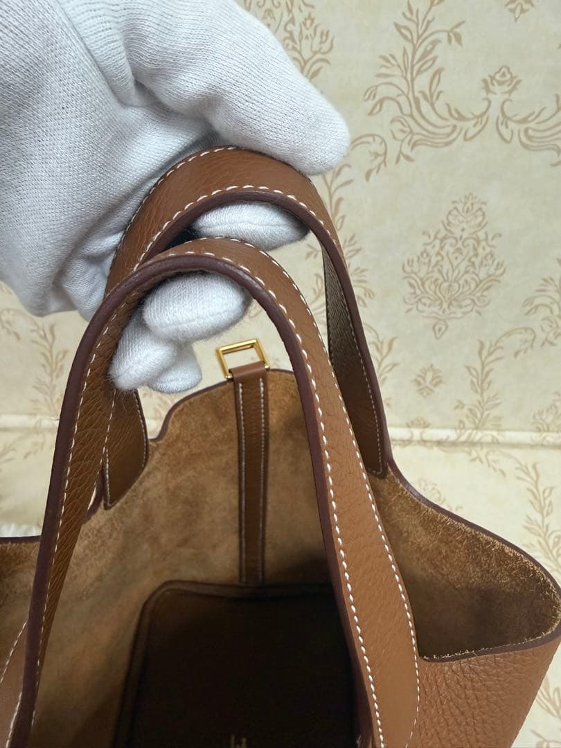 【美品】エルメス　ピコタンロックPM ゴールド/Gold金具　U刻印