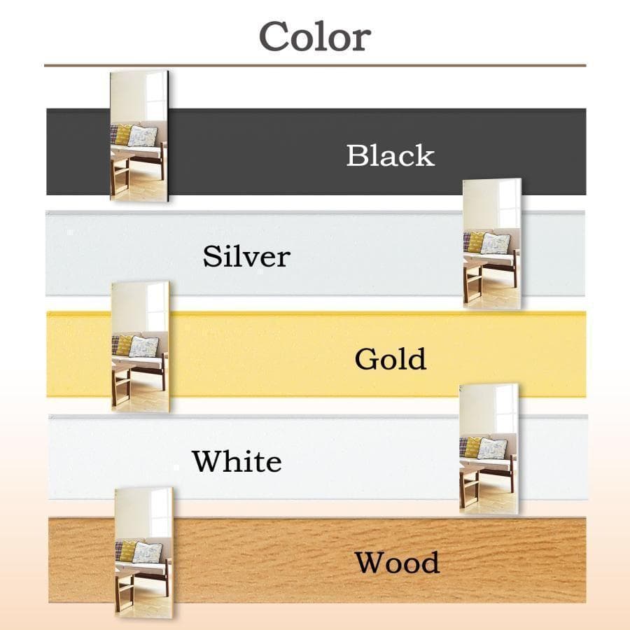 割れない鏡 壁掛けミラー 全身鏡 姿見鏡 ダンスミラー 幅80cm 2301,2