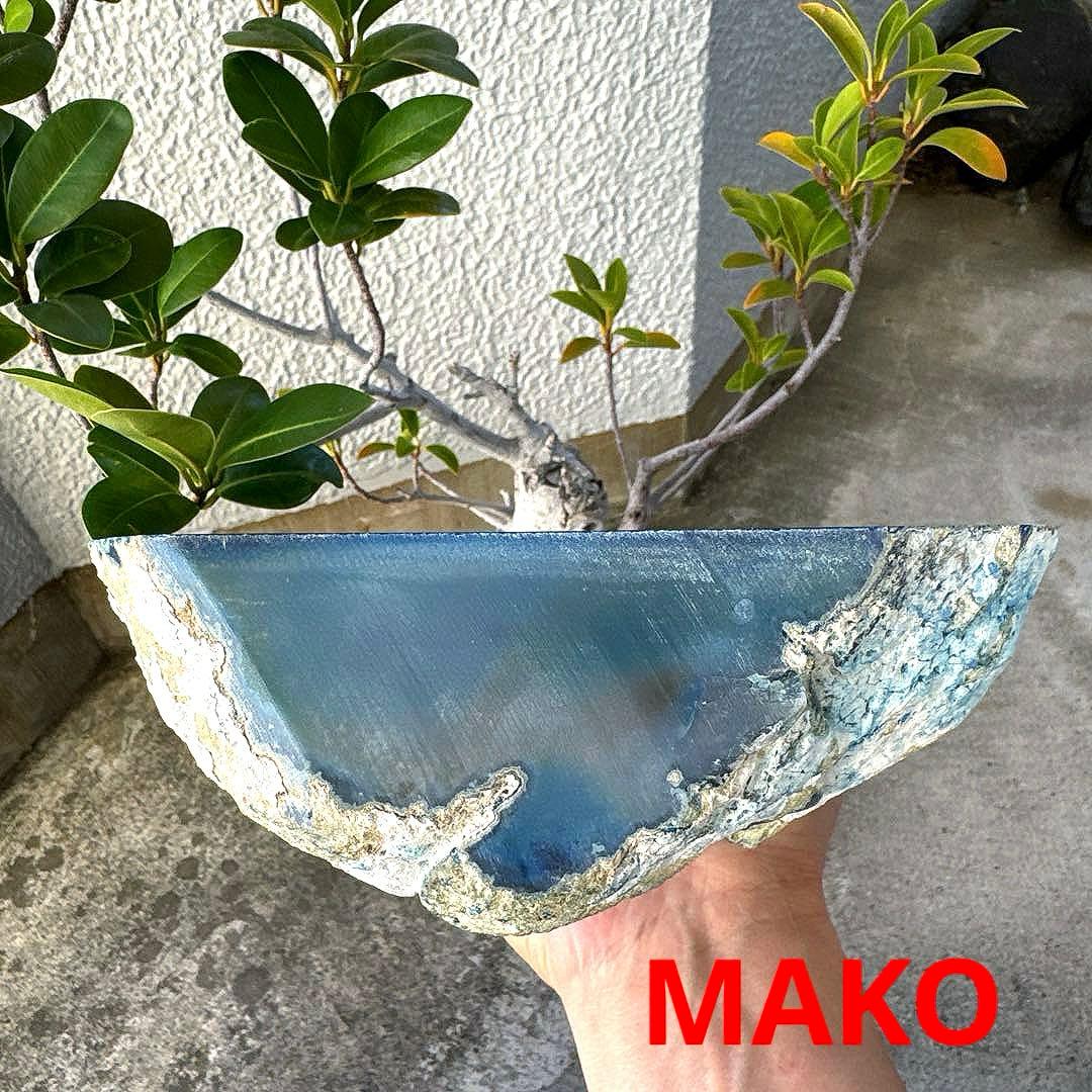 M1821☆ブルー瑪瑙原石5.0Kg☆天然石　原石☆N51010