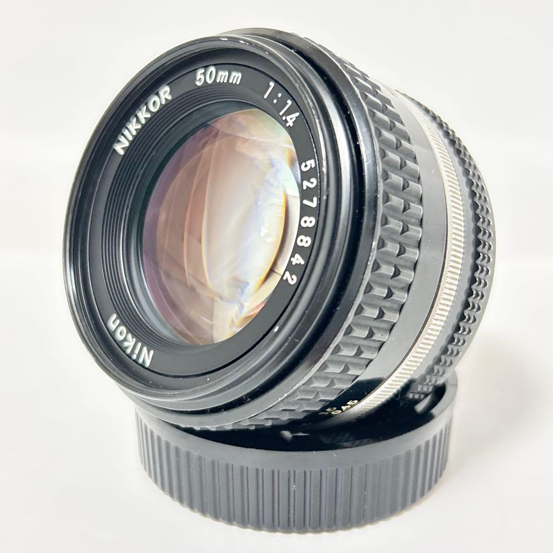 【実用品】Nikon Ai-S NIKKOR 50mm F1.4 標準レンズ
