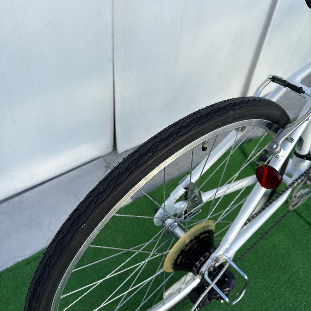 子供用自転車26インチ クロスバイク 軽量アルミフレーム【引き取り限定】