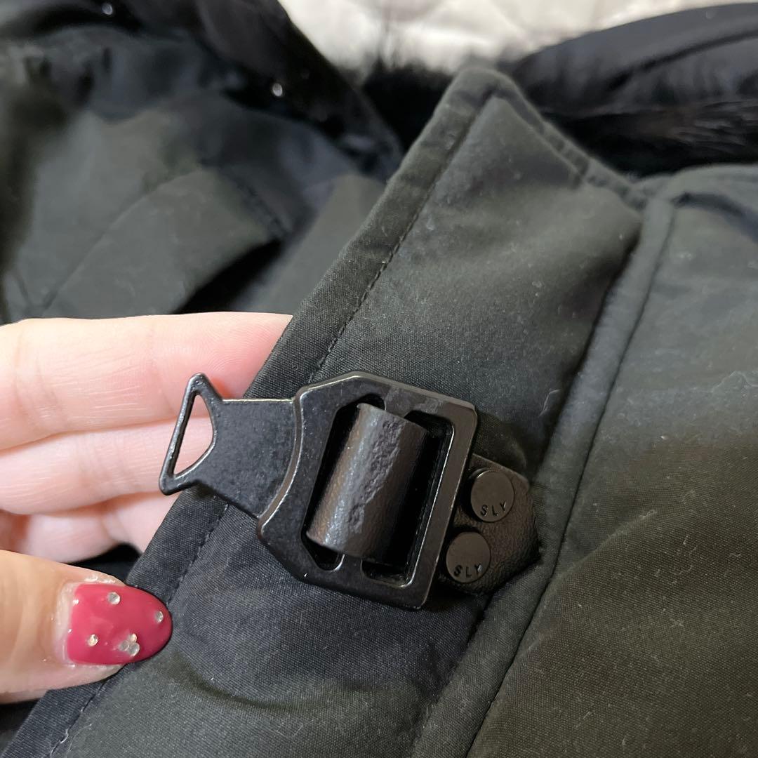 SLY N3B ダウン ボアライナー ラクーン 中綿 黒 ミリタリー y2k