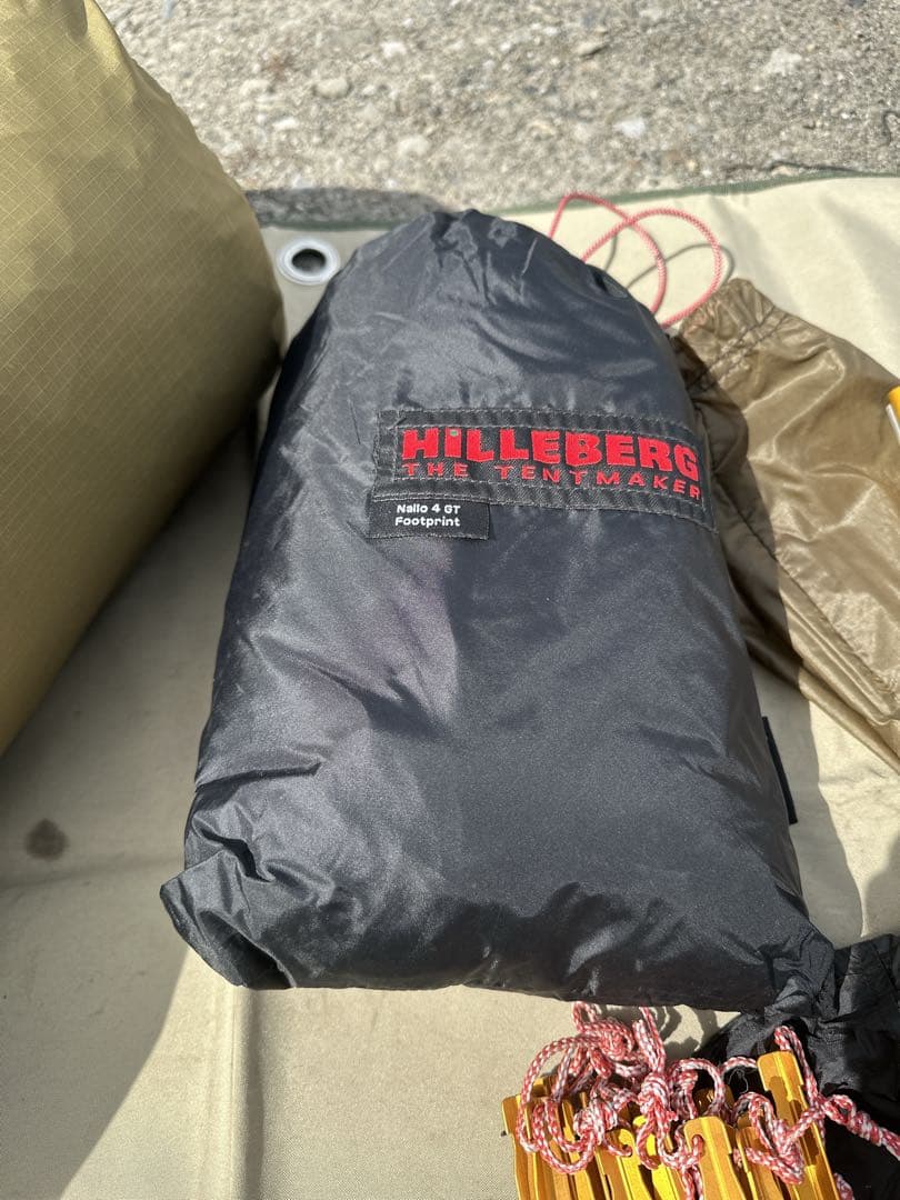 ヒルバーグHILLEBERG ナロ4GT フットプリント　セット