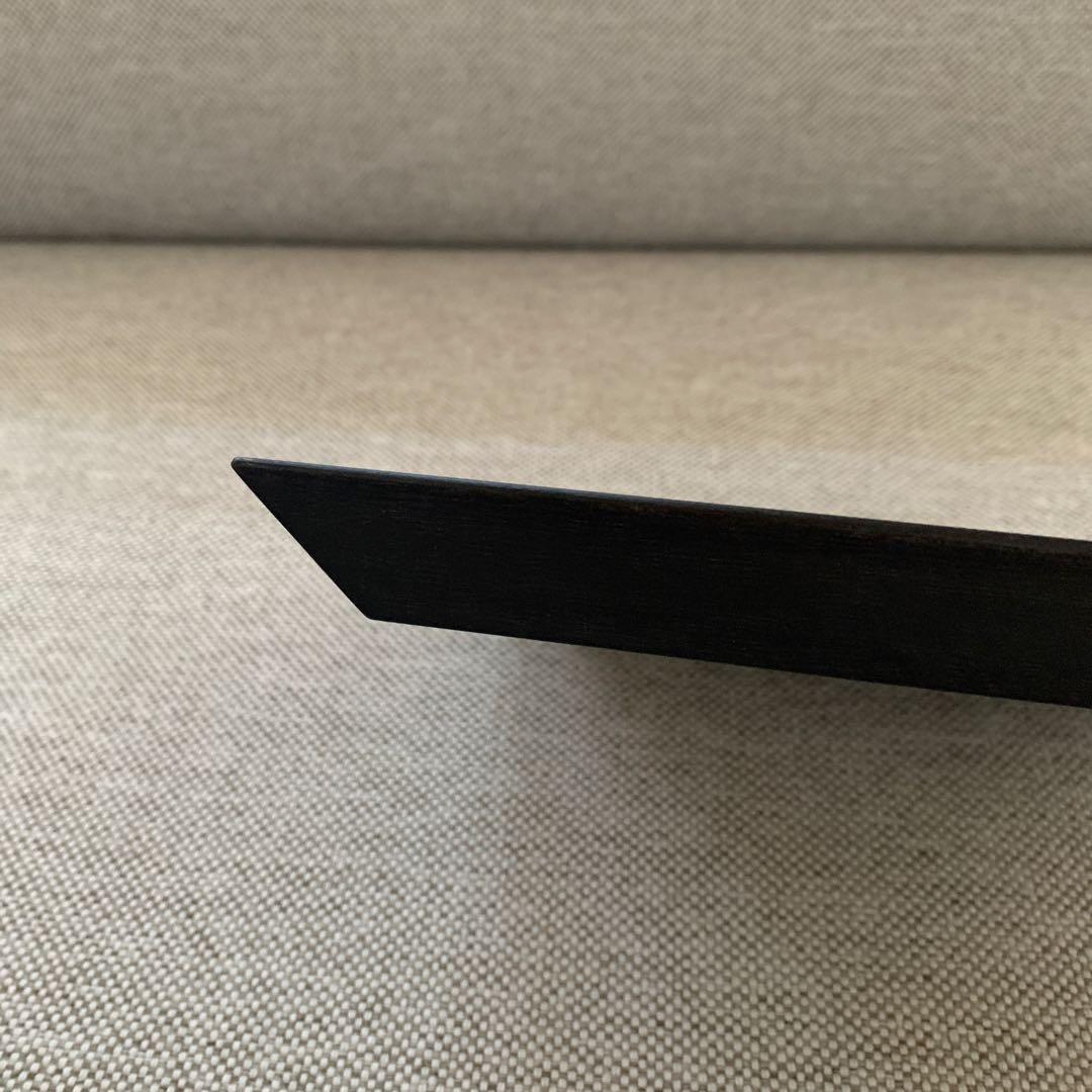 黒の木製トレイー　正方形　作家さん　トレー　希少